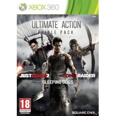 Ultimate Action Triple Pack (Just Cause 2, Sleeping Dogs, Tomb Raider) (Xbox 360)