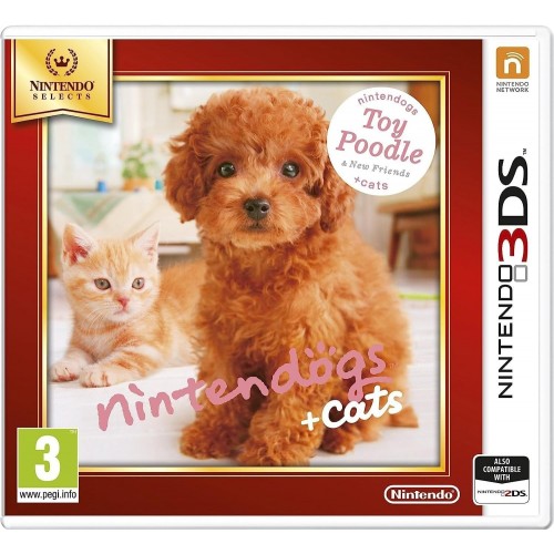 Nintendogs + Cats: Карликовый пудель и новые друзья (Nintendo Selects) (русская версия) (3DS)