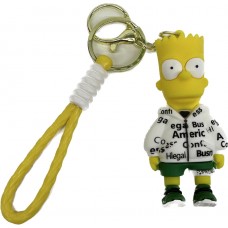 Брелок для ключей персонаж Барт Симпсон, 8 см
