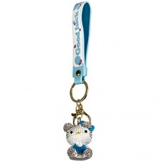Брелок для ключей Hello Kitty, 5 см голубой