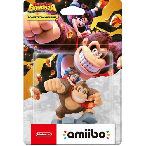 Фигурка amiibo Донки Конг и Паулина (коллекция Donkey Kong Bananza)