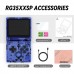 Портативная игровая приставка Anbernic RG35XXSP 64gb, Transparent blue