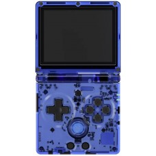 Портативная игровая приставка Anbernic RG35XXSP 64gb, Transparent blue