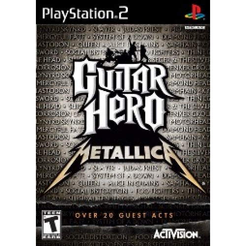 Guitar Hero Metallica (игра + гитара) (PS2)