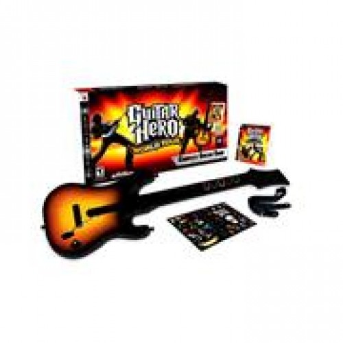 Guitar Hero World Tour (игра + гитара) (PS2)