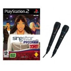 Singstar Русский хит (Комплект диск + 2 микрофона)(PS2)