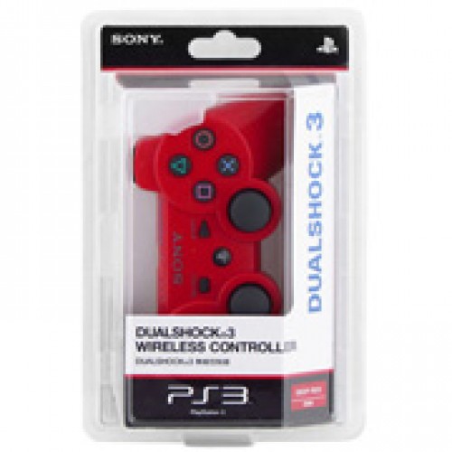 Джойстик беспроводной для Sony DualShock 3 (красный)