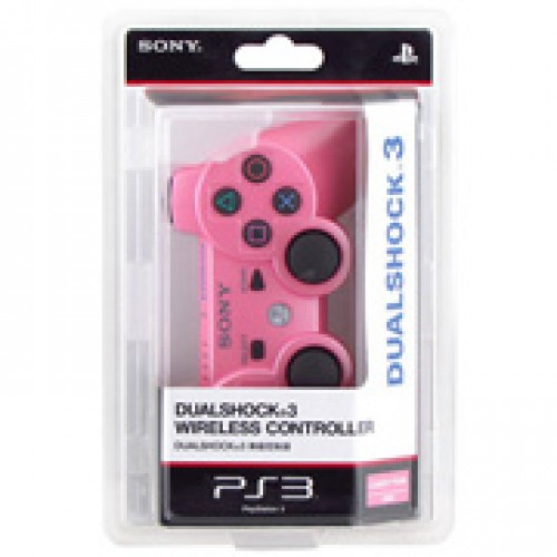 Джойстик беспроводной для Sony DualShock 3 (розовый)