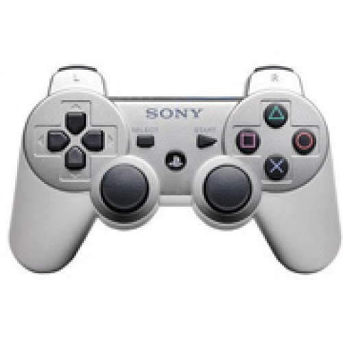 Джойстик беспроводной для Sony DualShock 3 (серебро)