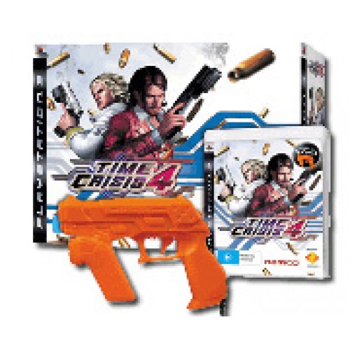 Пистолет G-Con Gun + Игра Time Crisis 4 (PS 3)