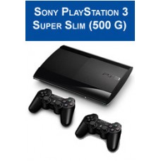 Игровая приставка Sony Playstation 3 (PS3) Super Slim 500 ГБ + DualShock 3