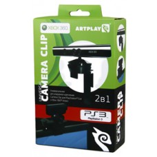 Держатель Artplays 2 в 1 для сенсора Kinect/камеры PS3 (SR-70102), черный (Xbox 360,PS3)