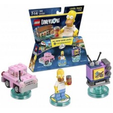 LEGO Dimensions Level Pack - The Simpsons (Homer's Car, Homer, Taunt-o-Vision)