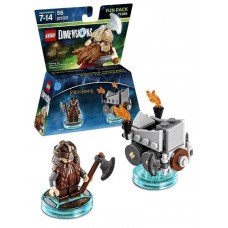 LEGO Dimensions Fun Pack - The Lord of the Ring (Gimli, Axe Chariot)