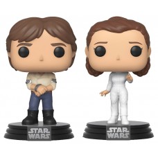 Фигурка Funko POP! Bobble: Star Wars: 2PK Han & Leia 46770