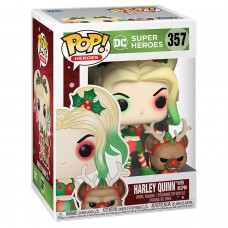 Фигурка Funko POP! Vinyl: DC: Holiday: Harley Quinn w/Helper 50656