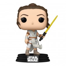 Фигурка Funko POP! Bobble: Star Wars Ep 9: Rey w/ Yellow Saber 51482