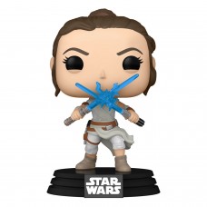 Фигурка Funko POP! Bobble: Star Wars Ep 9: Rey w/2 Light Sabers 51484