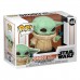 Фигурка Funko POP! Bobble: Star Wars: Mandalorian: Grogu with Butterfly (Exc) 54529