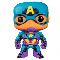 Фигурка Funko POP! Bobble: Marvel: Captain America (Black Light) (Exc) 48845