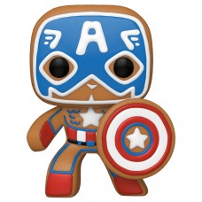 Фигурка Funko POP! Bobble: Marvel: Holiday: Gingerbread Captain America 50657