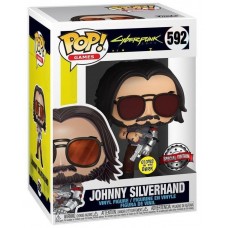 Фигурка Funko POP! Games: Cyberpunk 2077: Johnny Silverhand w/Gun (MT) (GW) (Exc) 51653