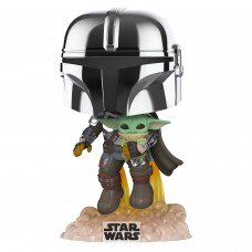 Фигурка Funko POP! Bobble: Star Wars: ATG: Mandalorian w/Pin (Exc) 55496