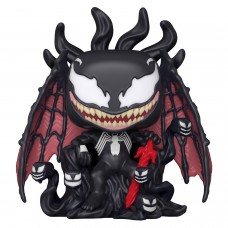 Фигурка Funko POP! Deluxe Bobble: Marvel: Venom: Venom on Throne (GW) (Exc) 60132