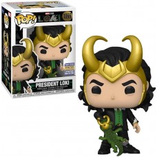 Фигурка Funko POP! Bobble: Marvel: Loki: President Loki witch Alligator (Winter Convention 2022 Exclusive) 65360