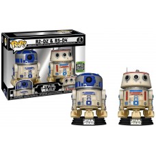 Фигурка Funko POP! Bobble: Star Wars: R2-D2 and R5-D4 Galactic Convention23 (Exc) 2PK 68750