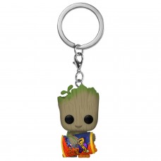 Брелок Funko Pocket POP!: I Am Groot: Groot With Cheese Puffs 70648