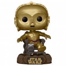 Фигурка Funko POP! Bobble: Star Wars Ep 6: RotJ 40th: C-3PO in chair 70744