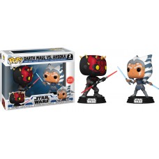 Фигурка Funko POP! Bobble: Star Wars: Clone Wars Maul vs. Ahsoka (Gamestop Exclusive) 2PK 74327