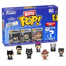 Фигурка Funko Bitty POP!: DC Comics S1: Batman+Robin+Scarecrow+Mystery (1 of 4) 4PK 71311
