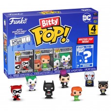 Фигурка Funko Bitty POP!: DC Comics S3: Harley Quinn+Poison Ivy+Joker+Mystery (1 of 4) 4PK 71313