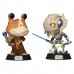 Фигурка Funko POP! Bobble: Star Wars: Clone Wars: Duels Jar Jar Binks vs General Grievous (Gamestop Exclusive) 2PK 76862