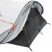Палатка для кемпинга 3-местная Quechua 2 Seconds Fresh & Black, белый