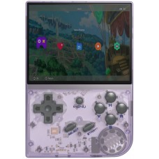Портативная игровая приставка Anbernic RG35XX 64gb, Transparent purple