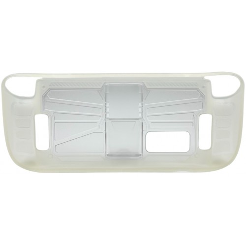 Защитный чехол с подставкой PC+TPU Case для Steam Deck (Transparent White)