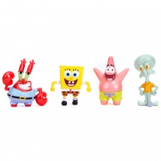Набор фигурок Jada Toys Metalfigs Nickelodeon Spongebob (4 шт.) 35302