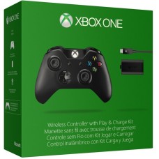 Беспроводной геймпад Xbox One (Black) + Play & Charge Kit