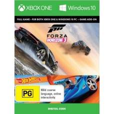 Forza Horizon 3 + Hot Wheels (русская версия) (код загрузки) (Xbox One)