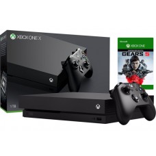 Игровая приставка Microsoft Xbox One X 1ТБ + GEARS 5 + Gears of War + Gears of War 2, 3, 4