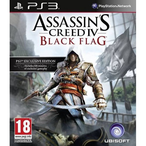 Assassin's Creed IV (4): Чёрный флаг (Black Flag) (Русская версия) (PS3)