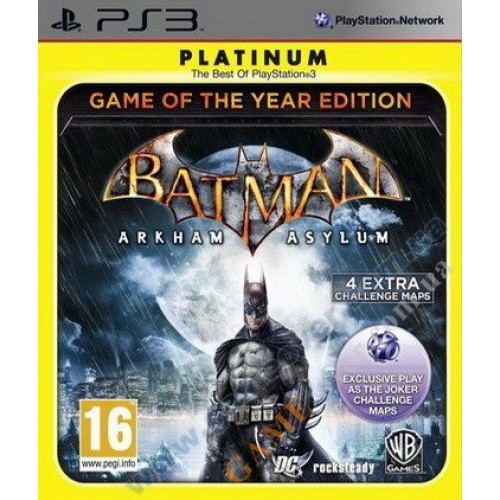 Batman: Arkham Asylum. Game Of The Year Edition (PS3)