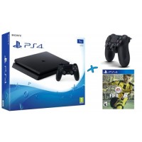 Игровая приставка Sony PlayStation 4 Slim 1 ТБ (Black) + DualShock 4 + FIFA 17