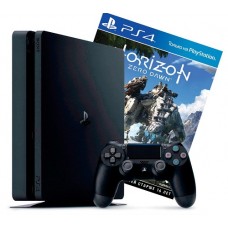 Игровая приставка Sony PlayStation 4 Slim 500 ГБ (Black) + Игра Horizon