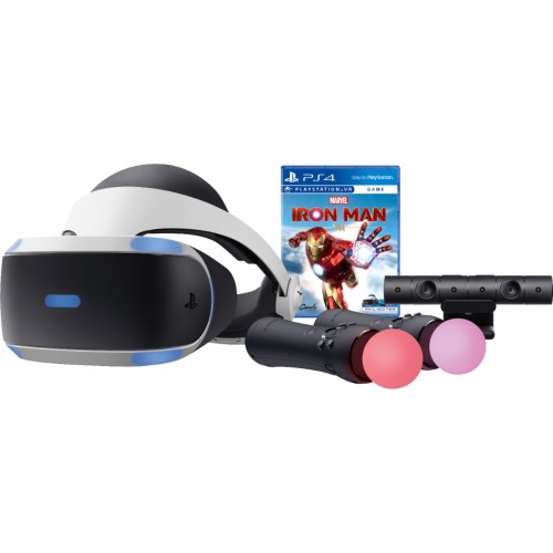 Шлем виртуальной реальности Sony PlayStation VR (CUH-ZVR2) + PS Move + Iron Man VR