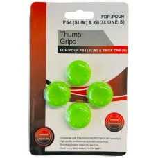 Накладки на стики Thumb Grips (4 штуки) (зеленый)