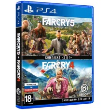 Far Cry 4 + Far Cry 5 (русская версия) (PS4)